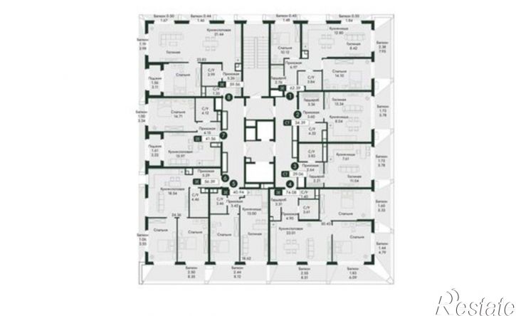 3-комн квартира в новом доме ул Саранчева, 3,  д. 3