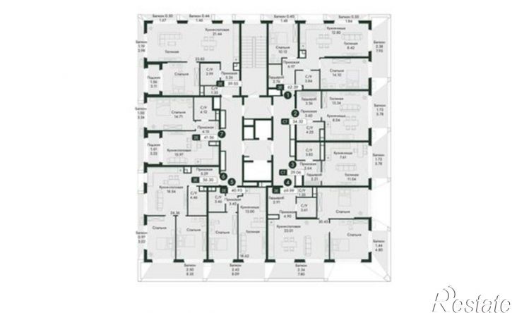 3-комн квартира в новом доме ул Саранчева, 3,  д. 3