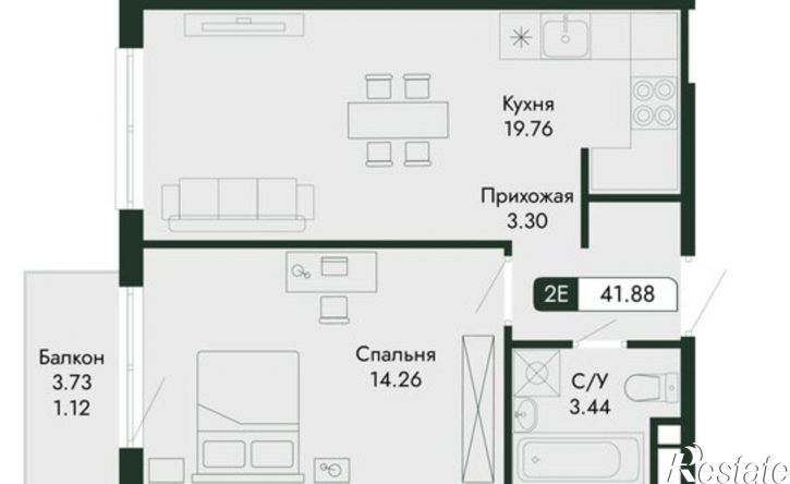 2-комн квартира в новом доме ул Краснофлотская, 32/5,  д. 32/5