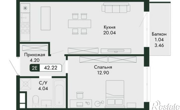 2-комн квартира в новом доме ул Краснофлотская, 32/5,  д. 32/5