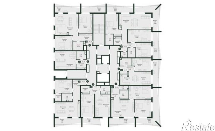 3-комн квартира в новом доме ул Саранчева, 1,  д. 1