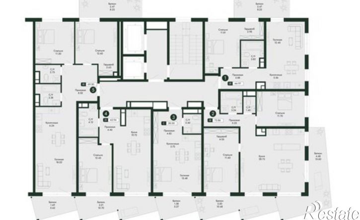 2-комн квартира в новом доме ул Краснофлотская, 32/5,  д. 32/5