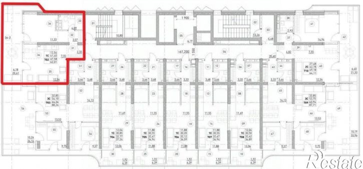 1-комн квартира в новом доме улица 1 Апреля, 1,  д. 1