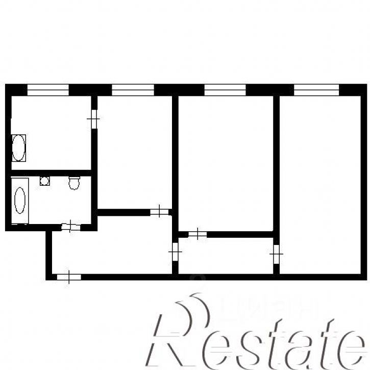 3-комн квартира Судакская улица, 14А,  д. 14А