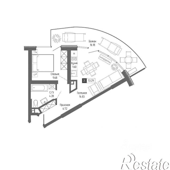 2-комн квартира Западная улица, 4 к6,  д. 4 к6